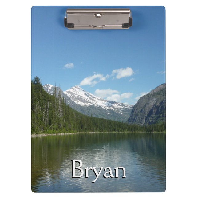 Avalanche Lake I in Glacier National Park Clipboard (Front)