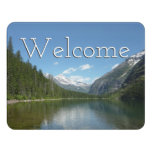 Avalanche Lake I in Glacier National Park Door Sign