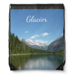 Avalanche Lake I in Glacier National Park Drawstring Bag