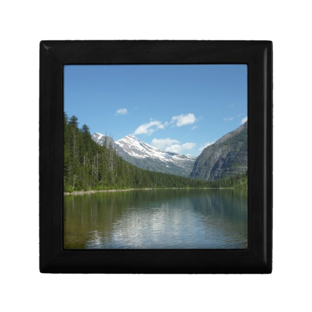 Avalanche Lake I in Glacier National Park Jewelry Box (Front)