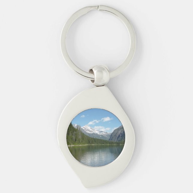 Avalanche Lake I in Glacier National Park Keychain (Front)
