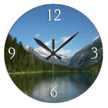 Avalanche Lake I in Glacier National Park Large Clock