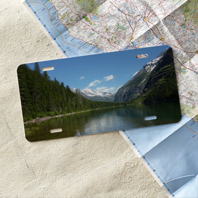 Avalanche Lake I in Glacier National Park License Plate (In Situ)
