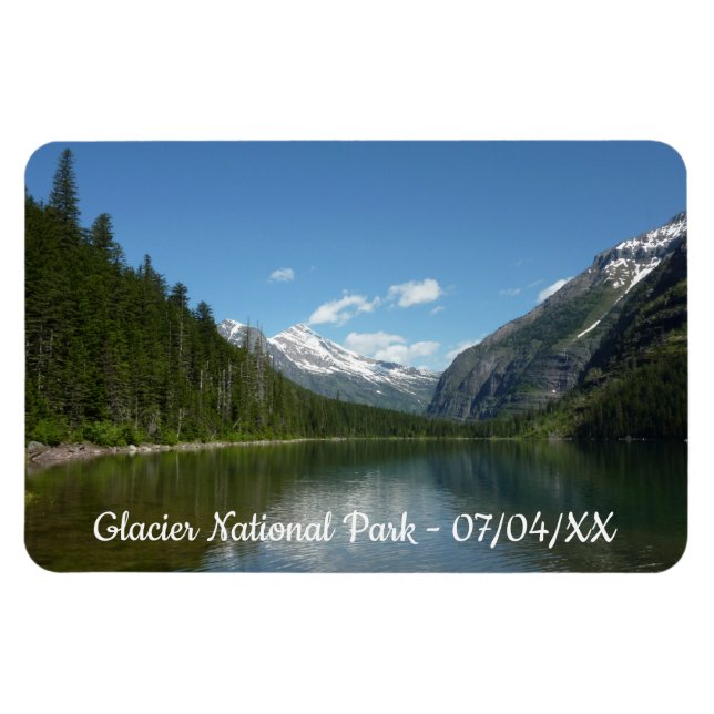Avalanche Lake I in Glacier National Park Magnet (Horizontal)