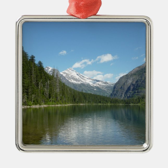 Avalanche Lake I in Glacier National Park Metal Ornament (Front)