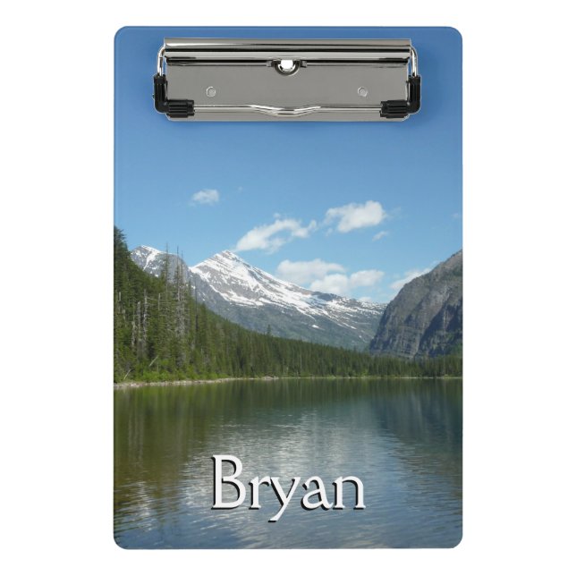 Avalanche Lake I in Glacier National Park Mini Clipboard (Front)