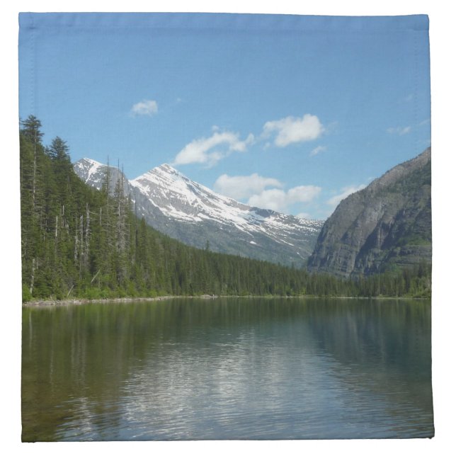 Avalanche Lake I in Glacier National Park Napkin (Front)