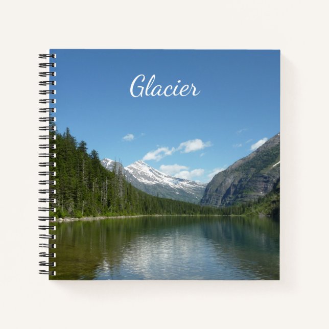 Avalanche Lake I in Glacier National Park Notebook (Front)