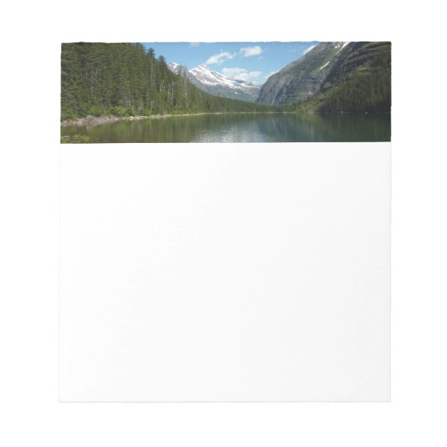 Avalanche Lake I in Glacier National Park Notepad (Front)