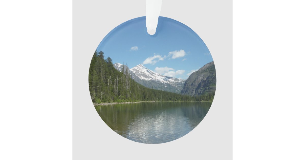 Avalanche Lake I in Glacier National Park Ornament | Zazzle