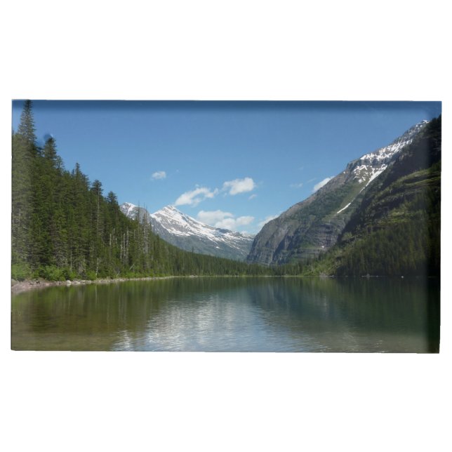 Avalanche Lake I in Glacier National Park Place Card Holder (Front)