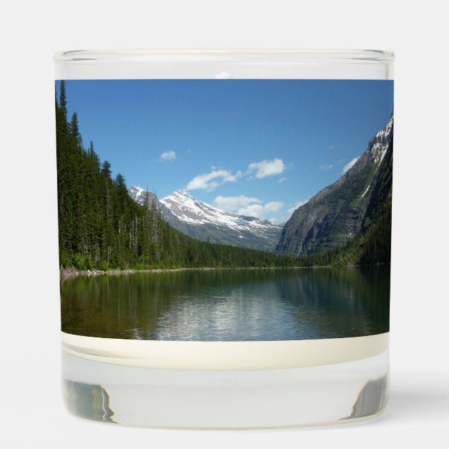 Avalanche Lake I in Glacier National Park Scented Candle (Front)