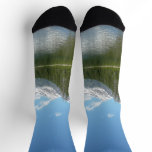 Avalanche Lake I in Glacier National Park Socks