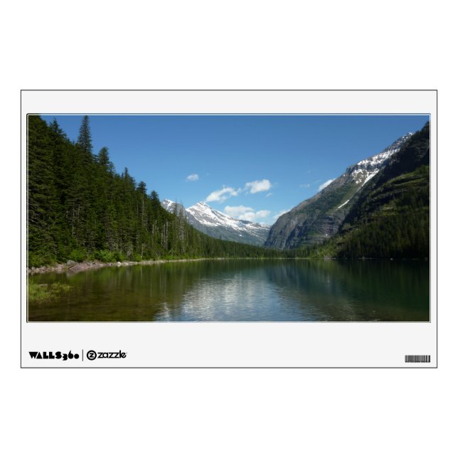 Avalanche Lake I in Glacier National Park Wall Decal (Front)