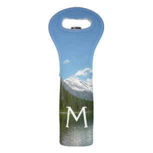 Avalanche Lake I in Glacier National Park Wine Bag