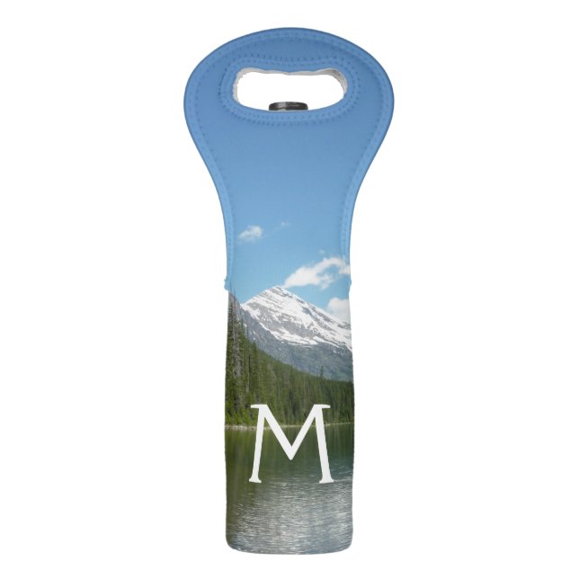 Avalanche Lake I in Glacier National Park Wine Bag (Front)