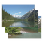 Avalanche Lake I in Glacier National Park Wrapping Paper Sheets