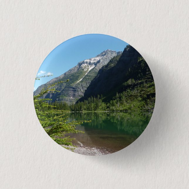 Avalanche Lake II in Glacier National Park Button (Front)