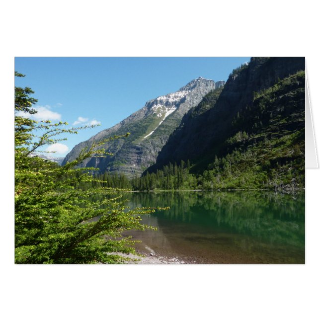 Avalanche Lake II in Glacier National Park Cards (Front Horizontal)