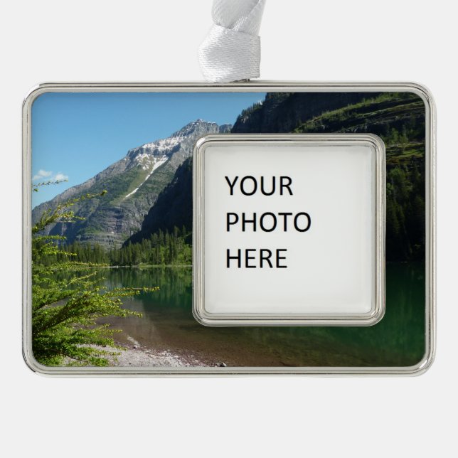 Avalanche Lake II in Glacier National Park Christmas Ornament (Front)