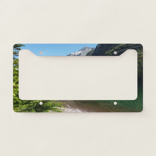 Avalanche Lake II in Glacier National Park License Plate Frame (Front)