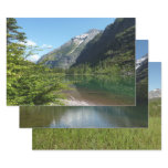 Avalanche Lake II in Glacier National Park Wrapping Paper Sheets