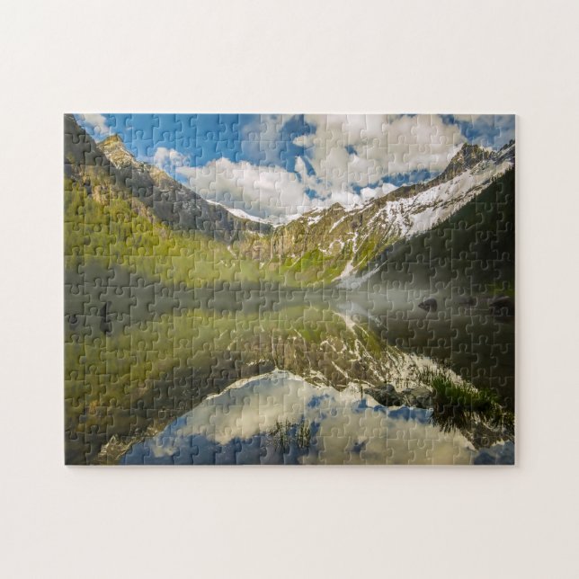 Avalanche Lake Montana. Jigsaw Puzzle (Horizontal)
