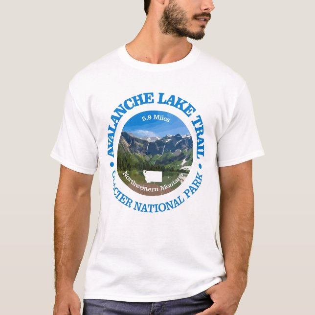Avalanche Lake Trail (OBP) T-Shirt (Front)