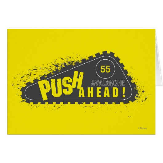 Avalanche Push Ahead! Cards (Front Horizontal)