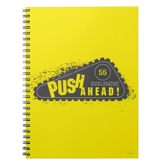 Avalanche Push Ahead! Notebook (Front)