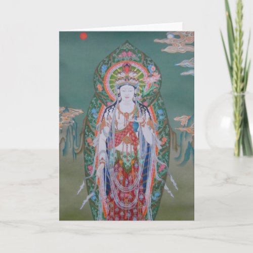 Avalokiteshvara Greeting Card