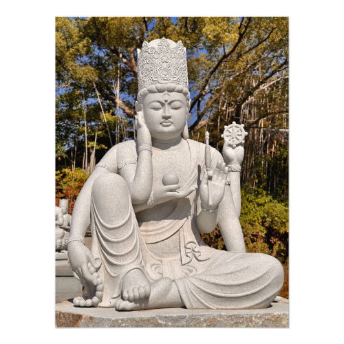 Avalokiteshvara Statue Ishiteji Temple Photo Print