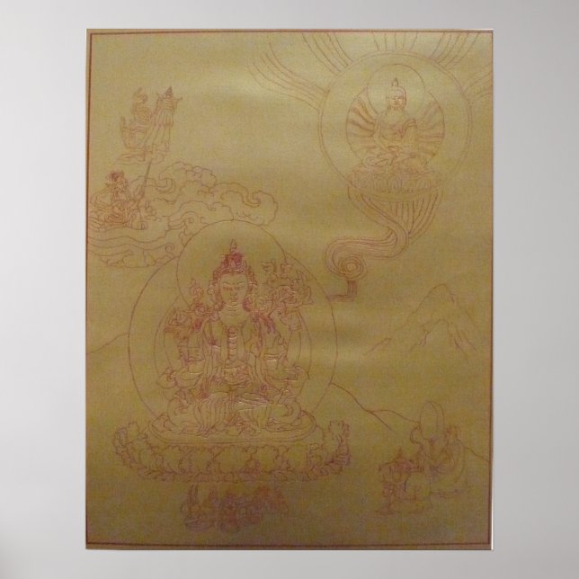 Avalokiteshvara, the Buddha of Compassion Poster (Front)
