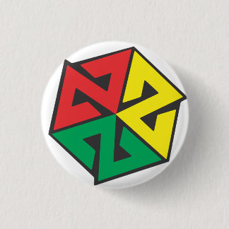AVALON7 Inspiracon Rasta Pinback Button