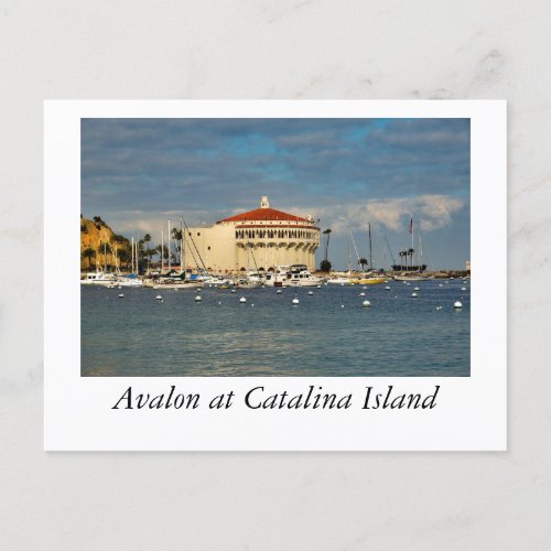 Avalon at Catalina Island Postcard