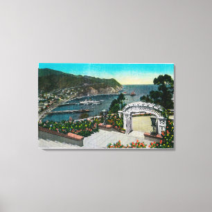 Avalon Bay from Wrigley's Gardens Canvas Print