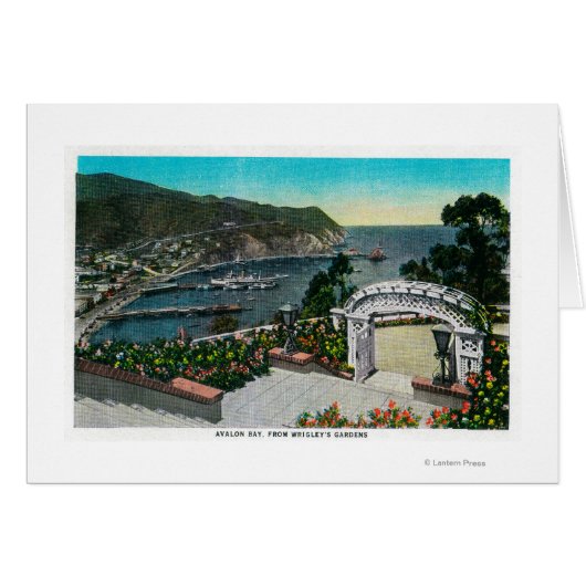 Avalon Bay from Wrigley's Gardens Cards (Front Horizontal)