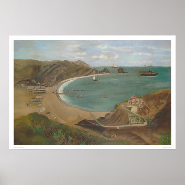 Avalon Bay, Santa Catalina Island (1212) Poster (Front)