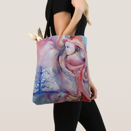 AVALON  Magic and MysteryPink Blue Fantasy Tote Bag