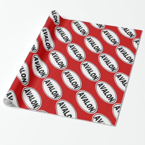 Avalon New Jersey Wrapping Paper