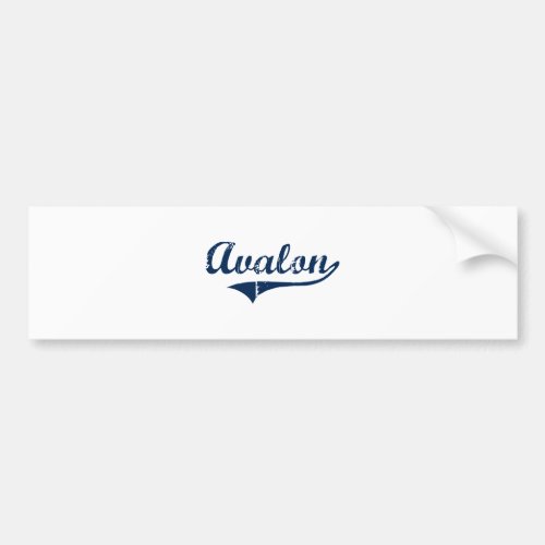 Avalon Pennsylvania Classic Design Bumper Sticker