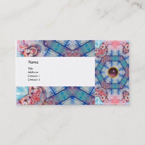 AVALON PSYCHEDELIC pink gem amethyst Business Card