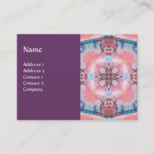 AVALON PSYCHEDELICpink purple blue Business Card