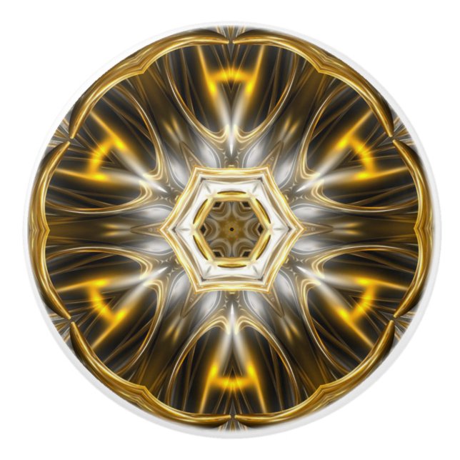 Avant - Garde ~ Design 004 ~ Out Of The Crucible ~ Ceramic Knob (Front)