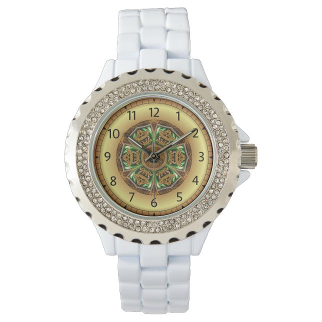 Avant - Garde, Green and Gold, Design KNF 1 ~  Watch (Front)