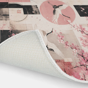Avant-Garde Sakura & Cranes Harmony Outdoor Rug