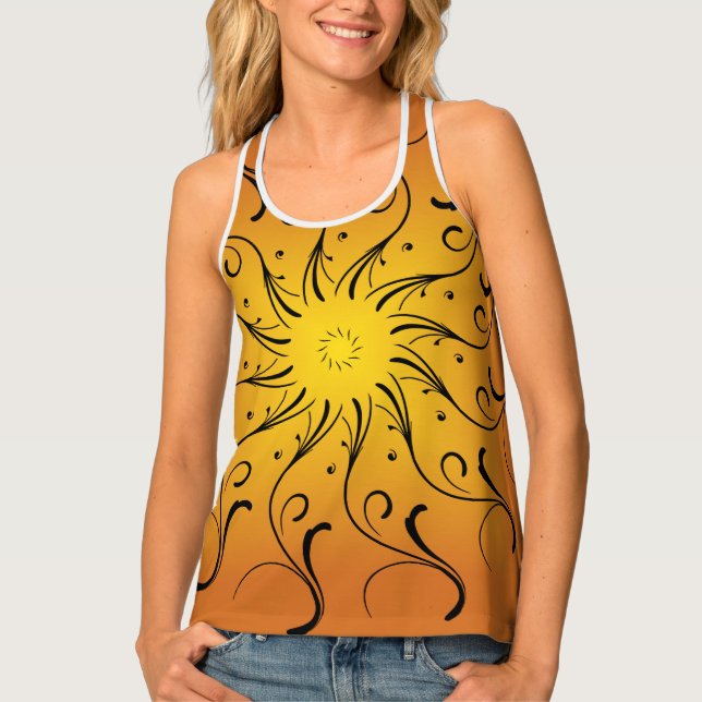 Avant-Garde Spiral Design 01 ~   Tank Top (Front)