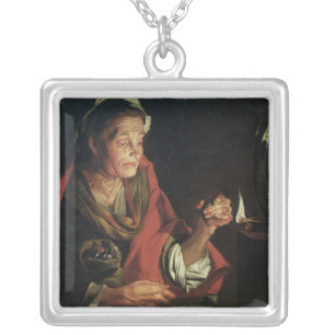 Avarice Silver Plated Necklace