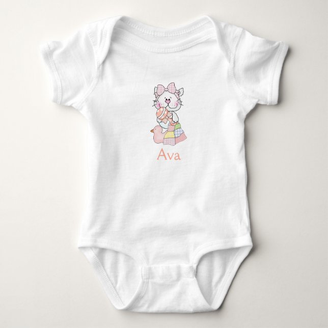 Ava's Personalized Baby Gifts Bodysuit (Front)