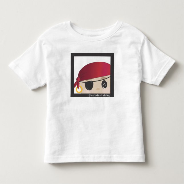 Avast! A Pirate in Training Junior Scallywag Toddler T-shirt (Front)